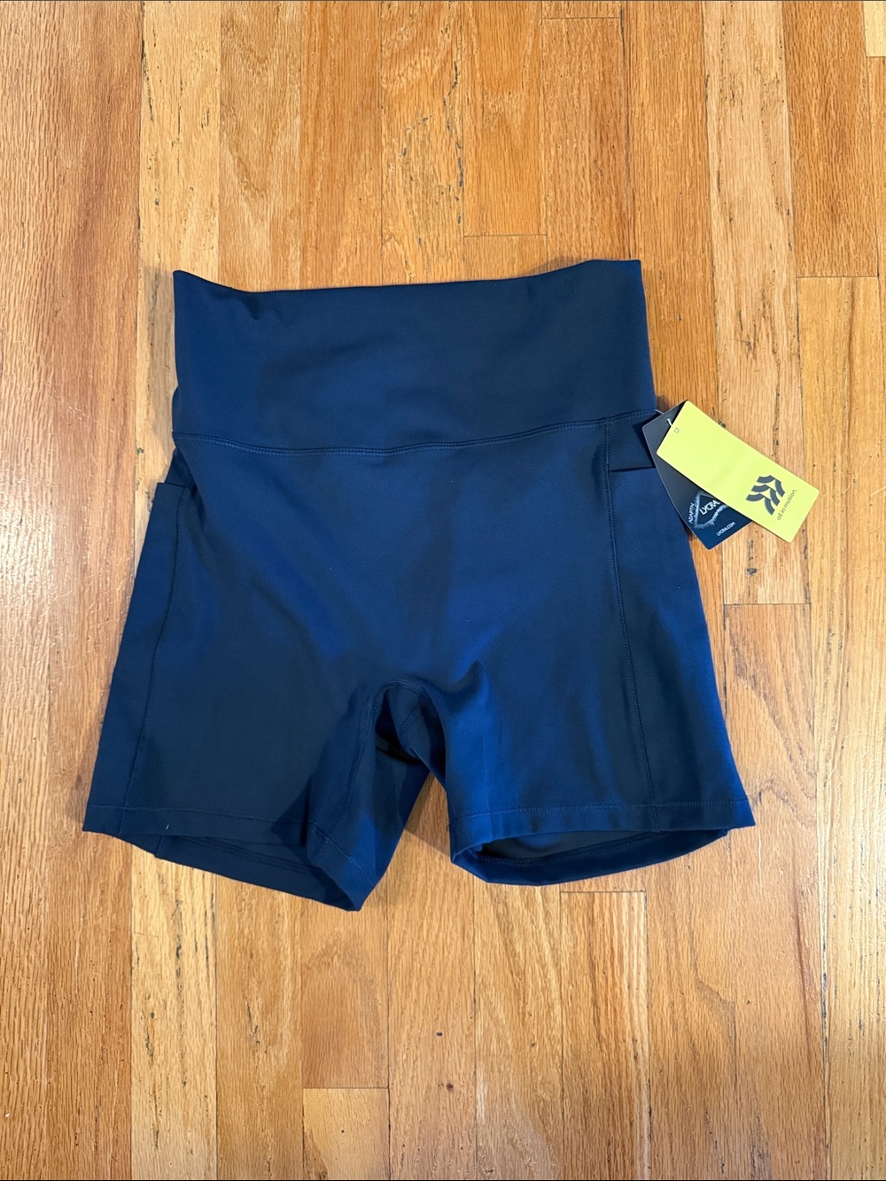 NEW High-Waist navy Bike Shorts